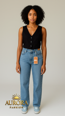 Calça Sawary Reta C/ Brilho Clara