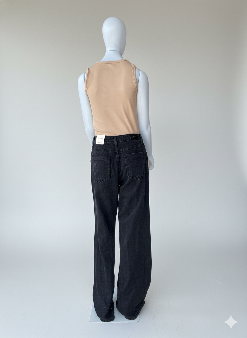 Calça Sawary Wide Leg com Tachas