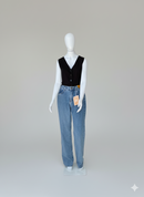 Calça Sawary Reta C/ Brilho Clara