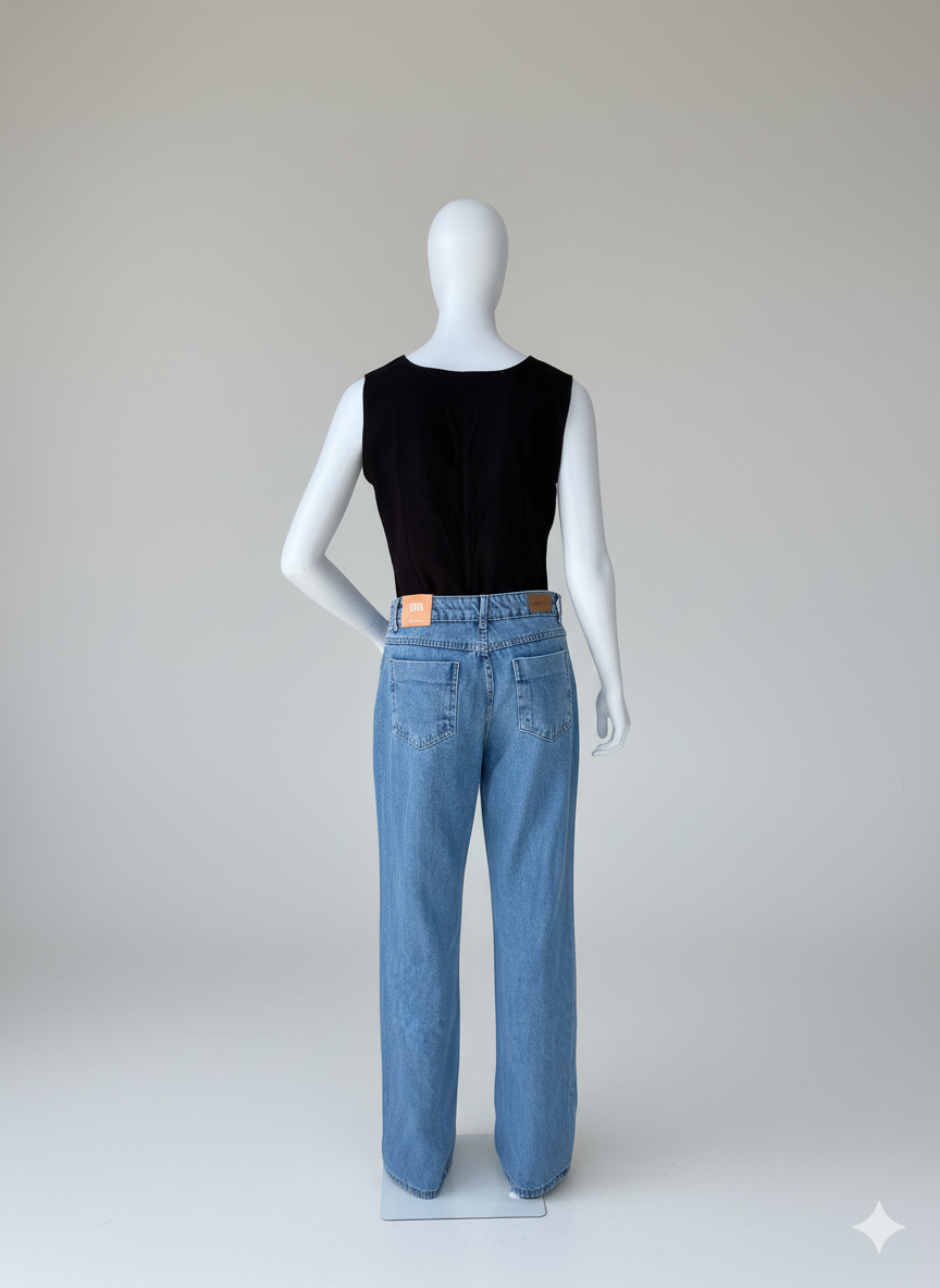 Calça Sawary Reta C/ Brilho Clara
