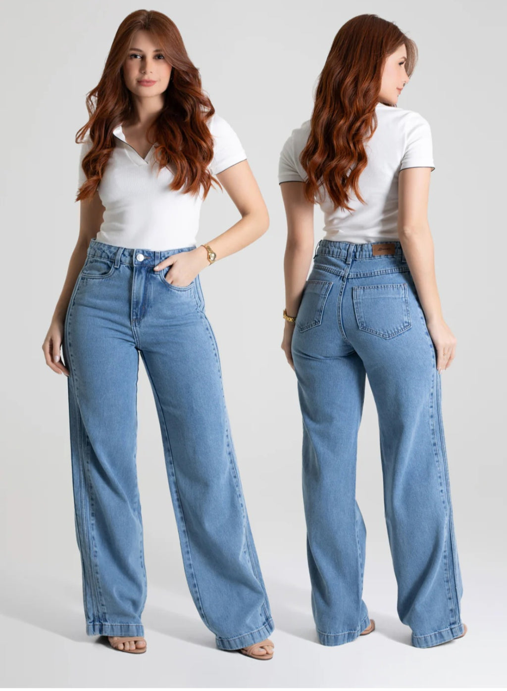 Calça Wide Leg