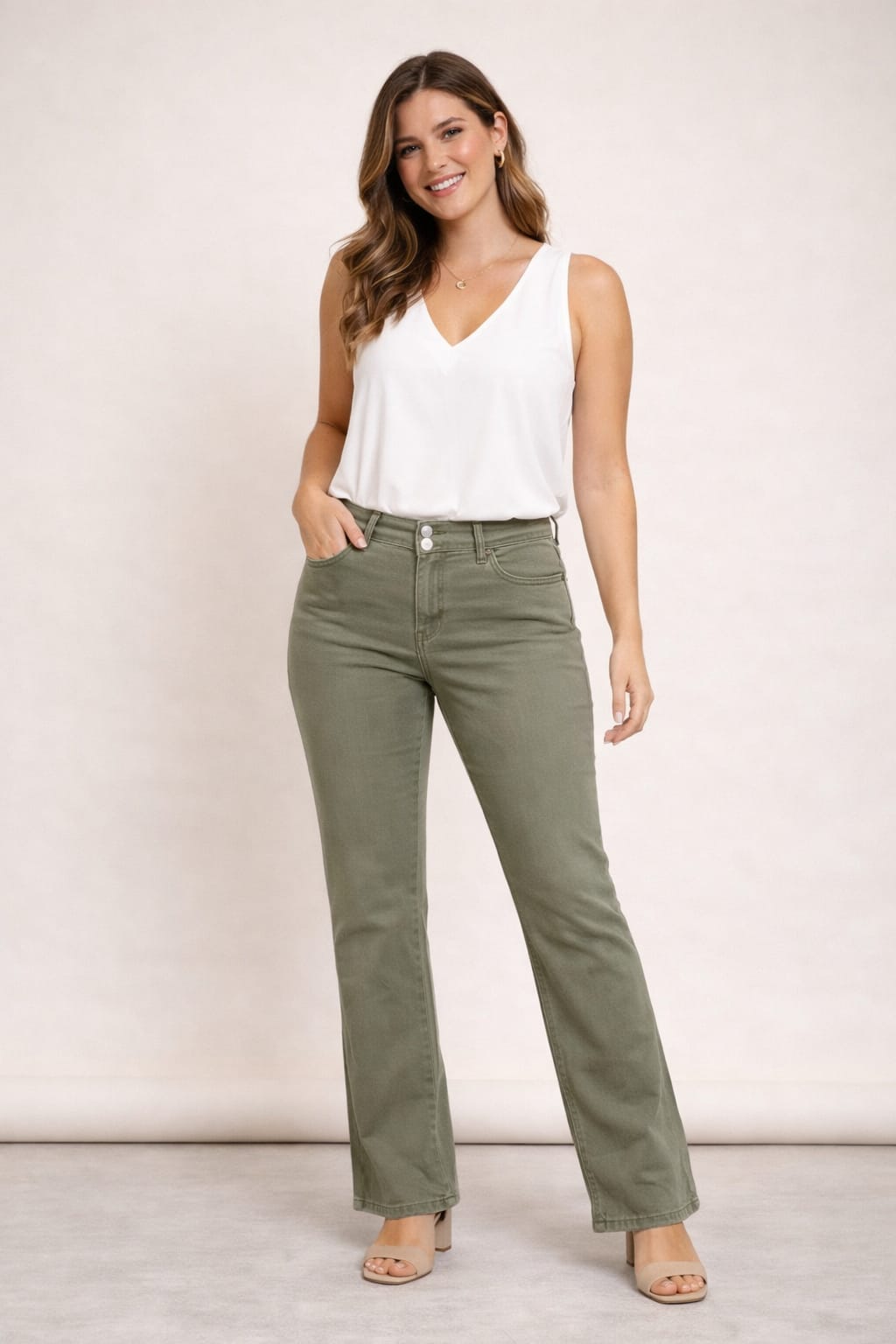 Calça Jeans Sawary Reta Feminina