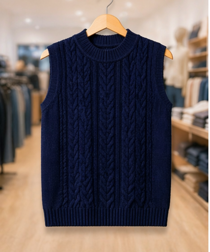 Regata Tricot Azul Marinho